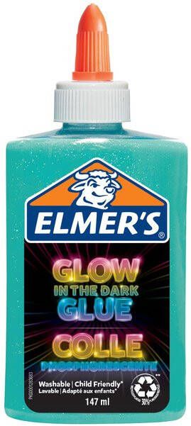 Elmer's Kinderlijm 147ml Glow in the dark blue - Foto 2