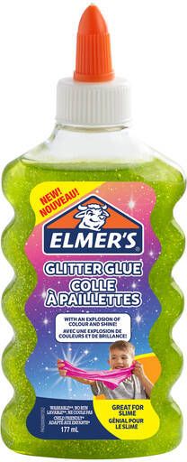 Elmer's Kinderlijm glitter 177ml groen