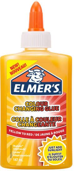 Elmer's Elmer&apos s magische vloeibare lijm flacon van 147 ml geel rood