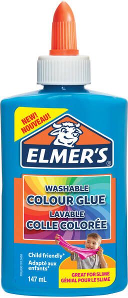 Elmer's Kinderlijm opaque 147ml blauw
