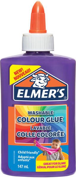 Elmer's vloeibare lijm flacon van 147 ml paars
