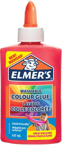 Elmer's vloeibare lijm flacon van 147 ml roze