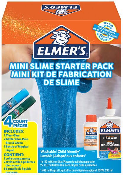 Elmer's KINDERLIJM SLIJMKIT MINI BLUE EN GREEN