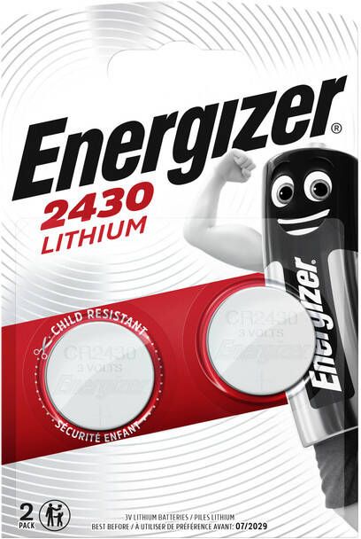 Energizer Batterij knoopcel 2xCR2430 lithium