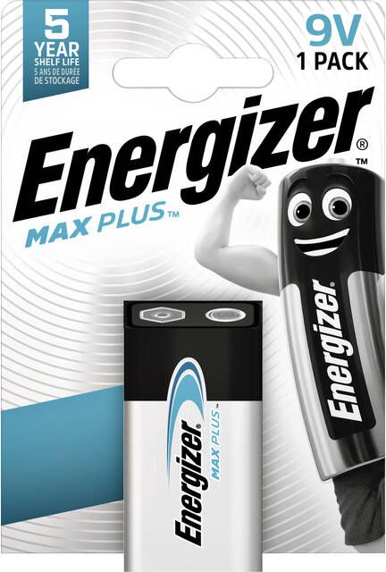 Energizer Batterij Max Plus 1x9v alkaline