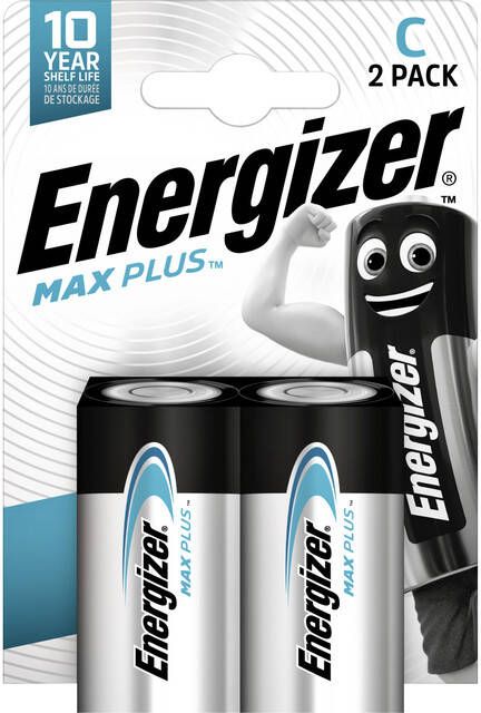 Energizer Batterij Max Plus 2xC alkaline