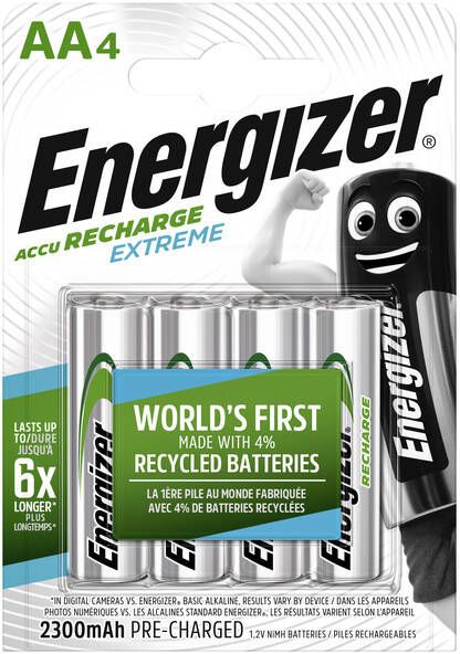 Energizer Batterij oplaadbaar 4xAA 2300mAh