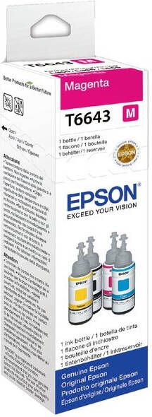 Epson inktfles T664 6.500 pagina&apos;s OEM C13T664340 magenta