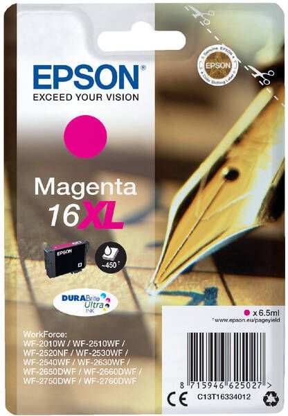 Epson Inktcartridge 16XL T1633 rood HC