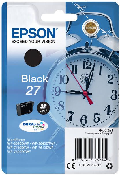 Epson Inktcartridge 27 T2701 zwart