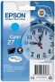 Epson Alarm clock Singlepack Cyan 27XL DURABrite Ultra Ink (C13T27124012) - Thumbnail 1