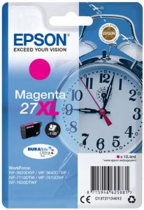 Epson Alarm clock Singlepack Magenta 27XL DURABrite Ultra Ink (C13T27134012)