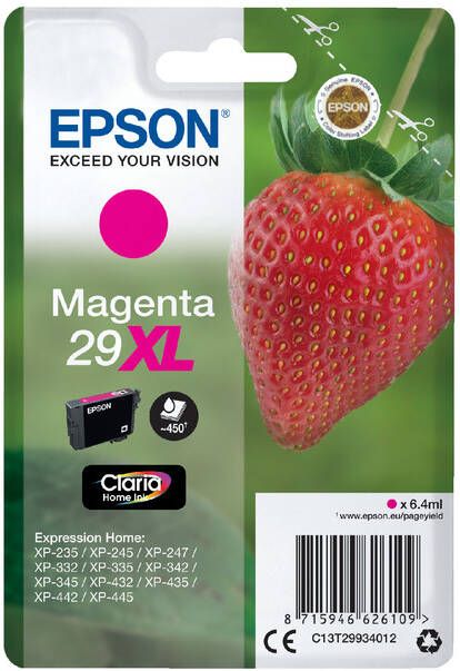 Epson Inktcartridge 29XL T2993 rood HC