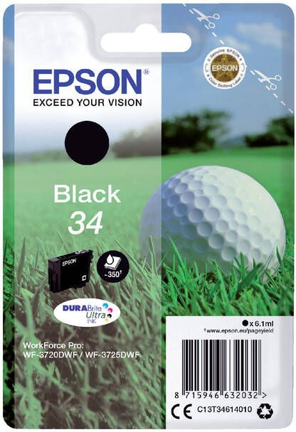 Epson Inktcartridge 34 T3461 zwart