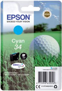 Epson inktcartridge 34 950 pagina&apos;s OEM C13T34624010 cyaan