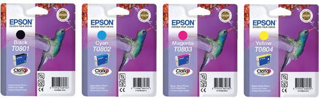 Epson Inktcartridge T0804 geel - Foto 1