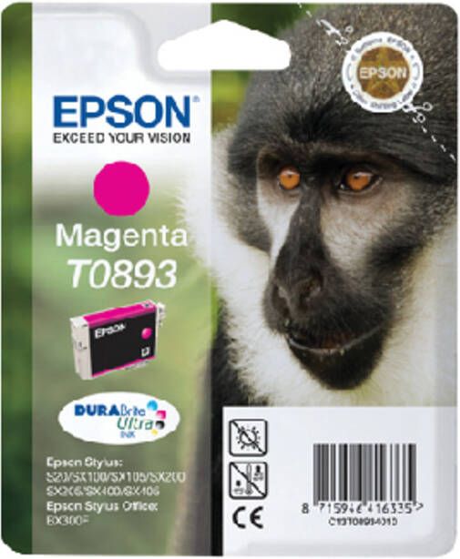 Epson Inktcartridge T0893 rood