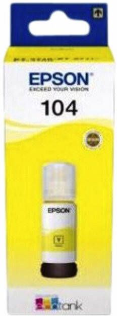 Epson inktfles 104 7.500 pagina&apos;s OEM C13T00P440 geel