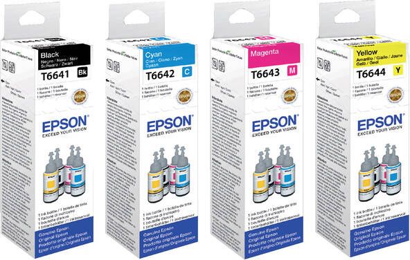 Epson inktfles T664 7.500 pagina&apos;s OEM C13T664240 cyaan - Foto 2