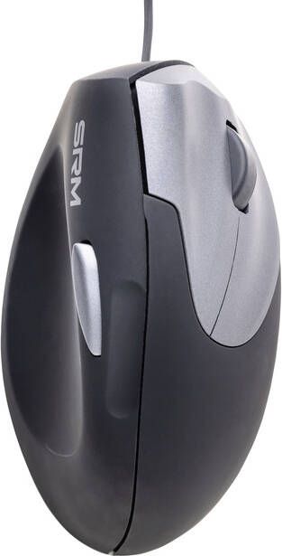 Ergofy Muis SRM VS4 rechts draad zilver zwart