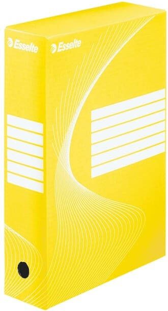 Esselte Archiefdoos Boxycolor 80mm 352x250mm geel