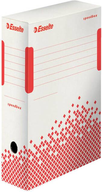 Esselte Archiefdoos Speedbox 100x250x350mm wit