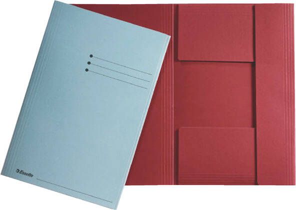 Esselte Dossiermap folio 3 kleppen manilla 275gr groen - Foto 2