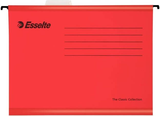 Esselte Hangmap Classic A4 V-bodem 345x240mm rood