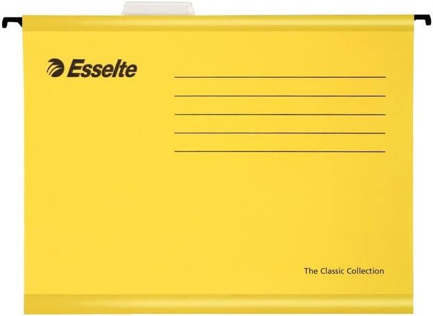 Pendaflex Hangmap Esselte Classic folio V bodem geel