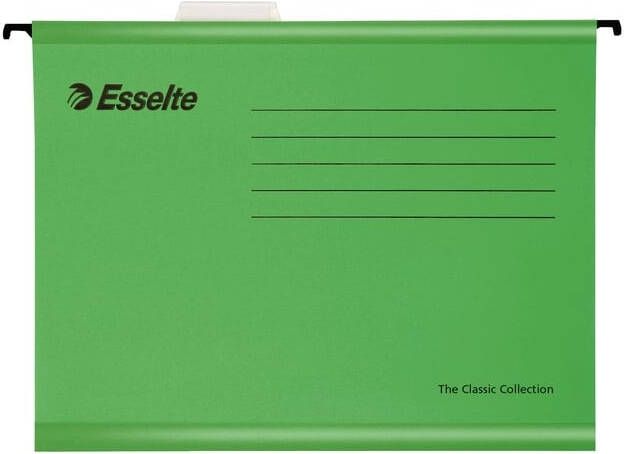 Esselte Hangmap Classic folio V-bodem 382x240mm groen