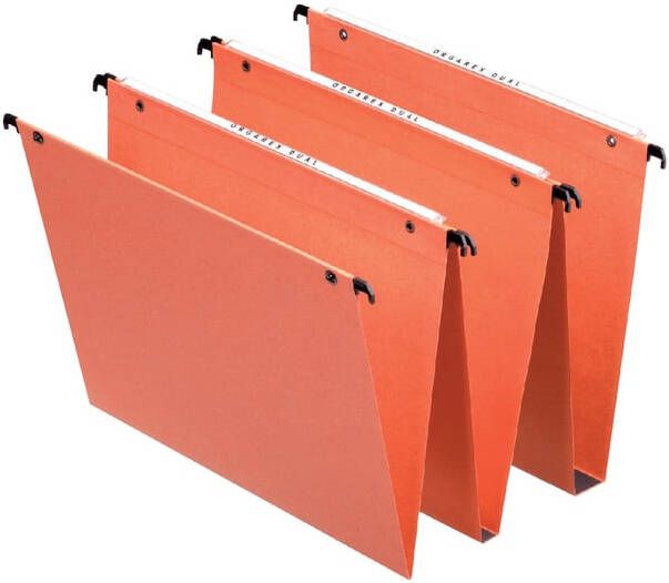 Esselte Hangmap Orgarex dual 345x245mm verticaal oranje