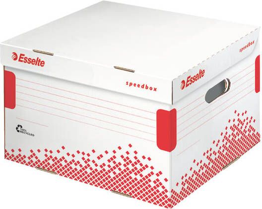 Esselte Opberg- en transportdoos Speedbox 367x263x325mm wit