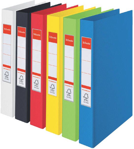 Esselte ringmap PP voor ft A4 rug van 4 2 cm 23 O-ringen van 25 mm blauw