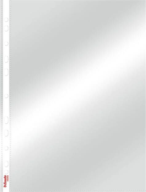 Esselte geperforeerde showtas glashelder standaard 60 micron doos van 100 stuks - Foto 3