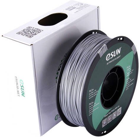 ESUN 3D Filament 1.75mm PLA 1kg zilver - Foto 2