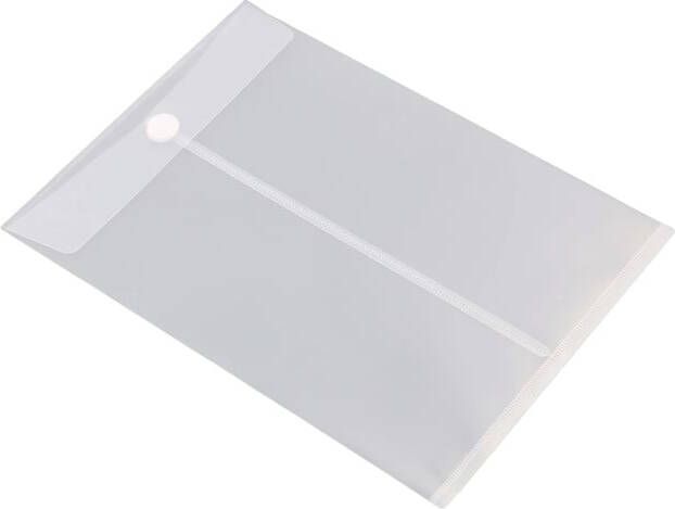 Europel Enveloptas A4 240x335mm staand PP transparant wit