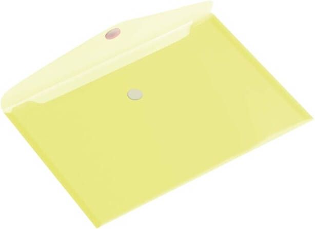 Europel Enveloptas A4 335x240mm dwars PP transparant geel