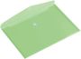 Europel Enveloptas A4 335x240mm dwars PP transparant groen - Thumbnail 1