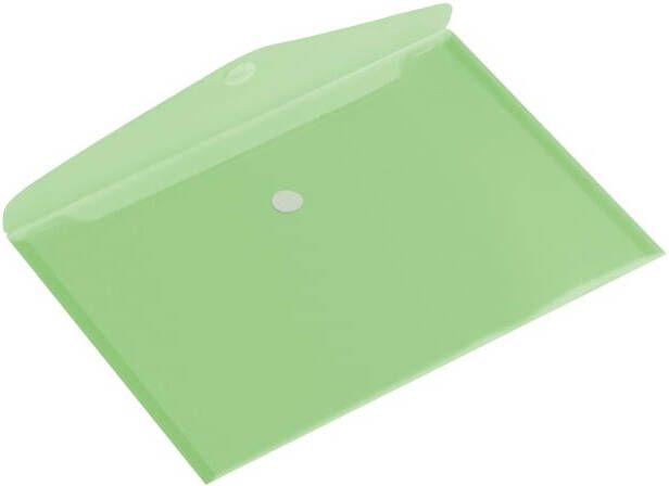 Europel Enveloptas A5 250x180mm dwars transparant groen