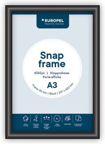 Europel Krijtstift 6mm assorti etui 8 stuks - Foto 2