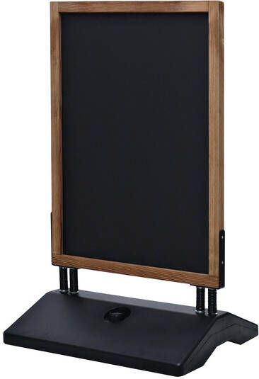 Europel Stoepbord van dennenhout met een naturlijke afwerking. Stevig afgewerkt houten frame voorzien van een 3mm dik melamine gecoat