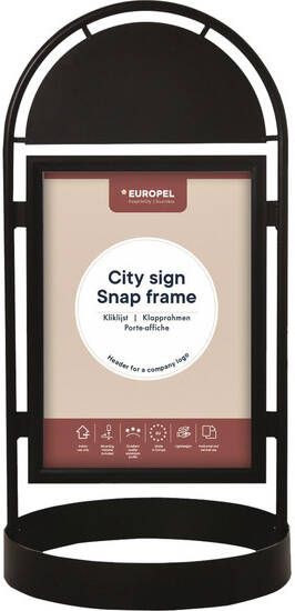 Europel Stoepbord City Sign Kliklijst 59 4 x 84 1 cm