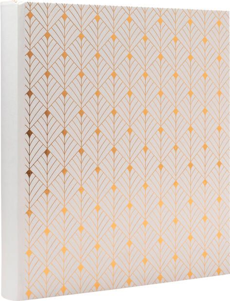 Exacompta Fotoalbum 29x32cm 60 zwarte paginas NÃ©o DÃ©co wit