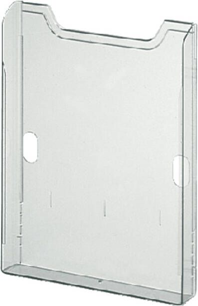Exacompta Folderhouder wand A4 1 vak staand helder transparant
