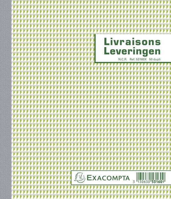 OfficeTown Exacompta leveringen ft 21 x 18 cm tweetalig dupli (50 x 2 vel) - Foto 2