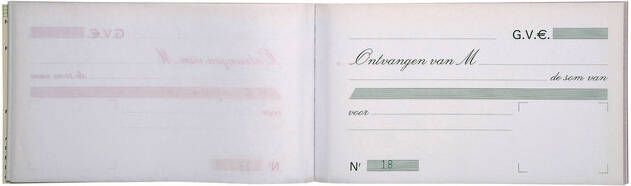 OfficeTown Exacompta ontvangsten ft 10 5 x 18 cm Nederlandstalig dupli (50 x 2 vel) - Foto 2