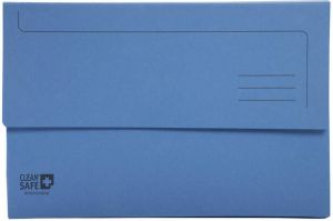Exacompta Pocketmap Clean'Safe A4 400gr blauw