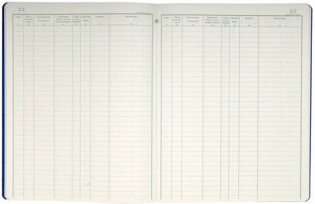 OfficeTown Exacompta register garagist en pomphouder ft 32 x 25 cm Nederlandstalig - Foto 3
