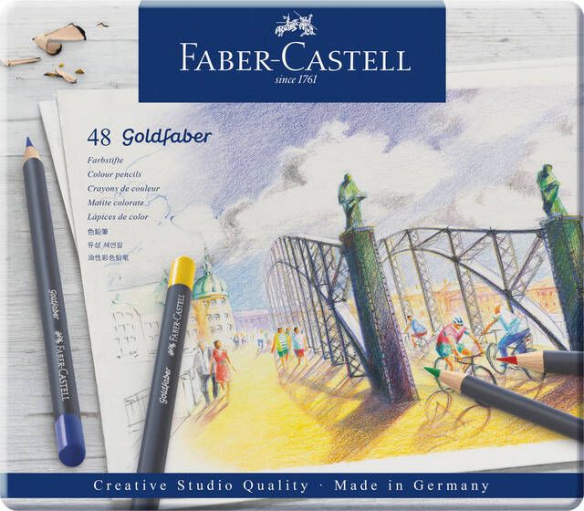 Faber Castell Kleurpotloden Faber-Castell Goldfaber setÃƒÆ 48 stuks assorti