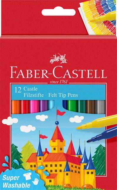 Faber Castell Kleurstift Faber-Castell setÃƒÆ 12 stuks assorti